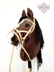 Ogłowie klasyczne z wodzami dla Hobby Horse .jpeg