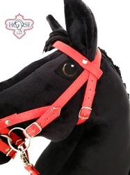 Ogłowie klasyczne z wodzami dla Hobby Horse .jpeg